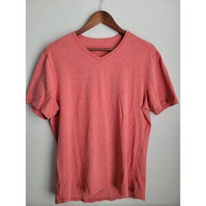 Lululemon Shirt Men's Medium 5 Year Basic Tee Red Gym Crewneck Cotton Lyocell